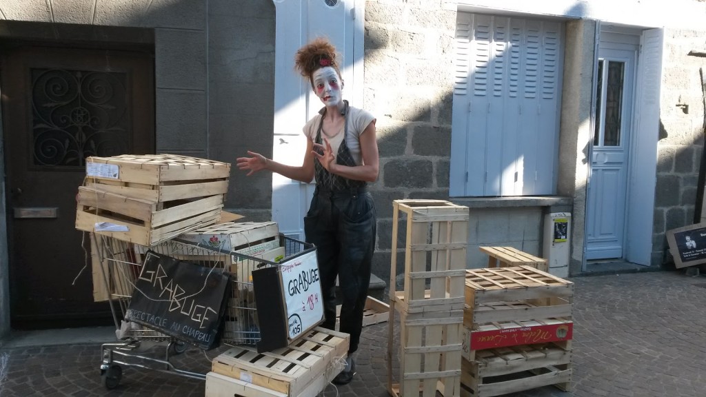 Female Busker Clown