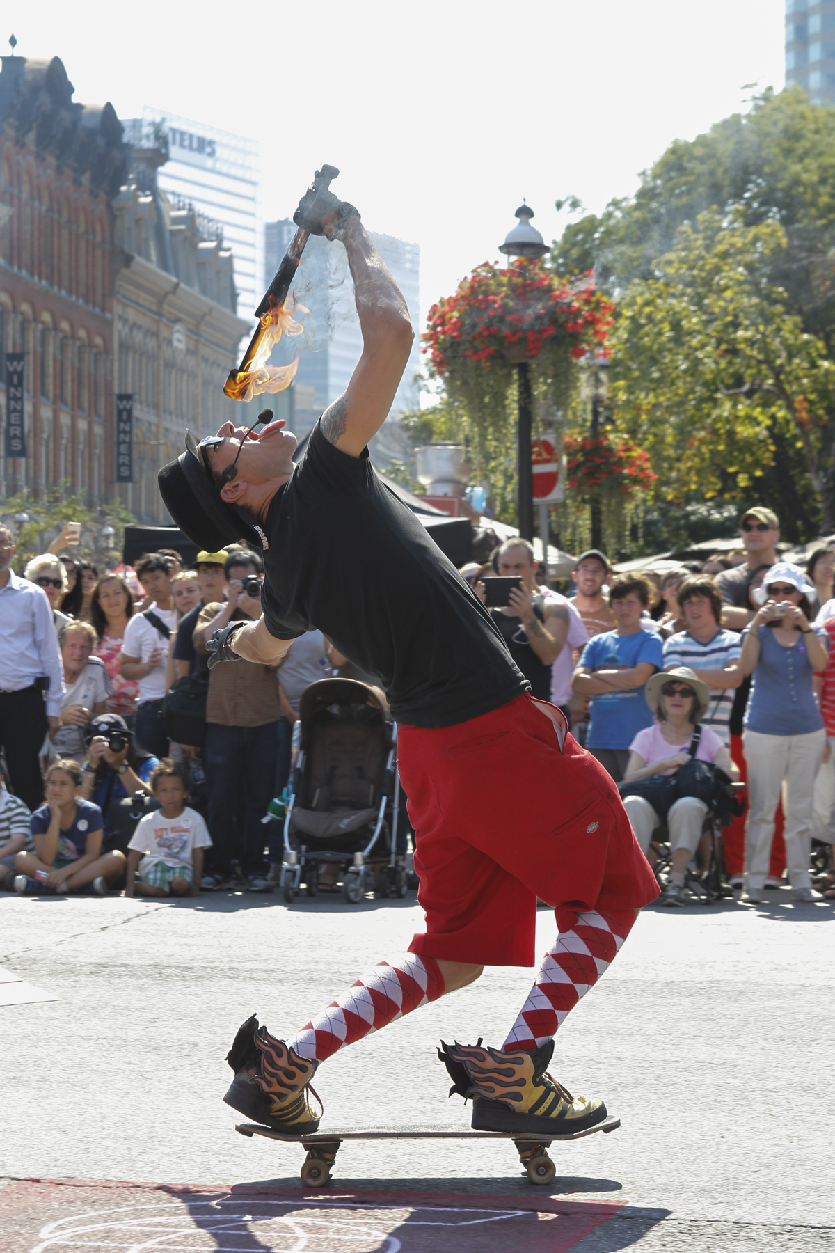 Busker Festival The fire guy