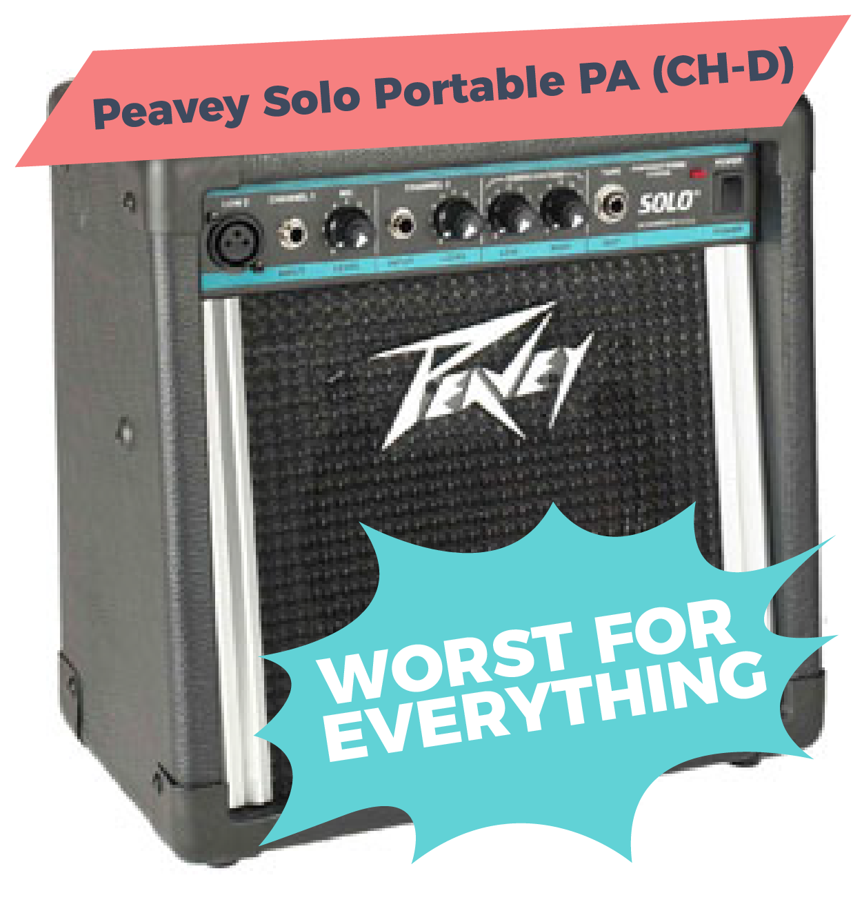 Peavey Solo Portable PA (CH-D), definitely NOT one of the best amps for busking